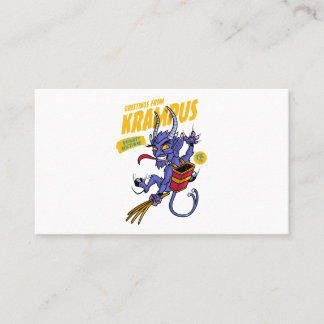 Hälsning från Krampus Visitkort