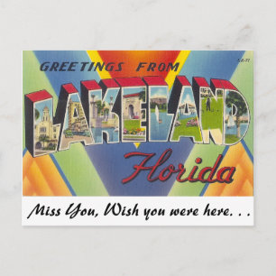 Hälsning från Lakeland, Florida Vykort