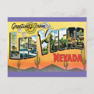 Hälsning från Las Vegas Nevada Travel Postcard Vykort