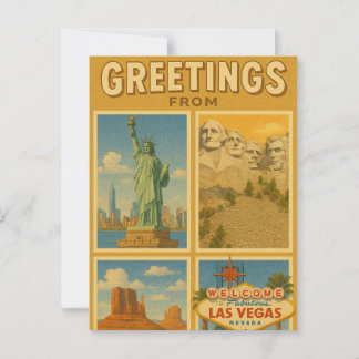 Hälsning från Las Vegas Nevada-vykort Vykort