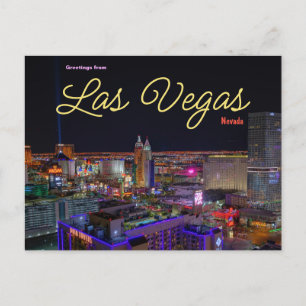 Hälsning från Las Vegas Nevada-vykort Vykort