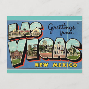 Hälsning från Las Vegas New mexico-resa Vykort