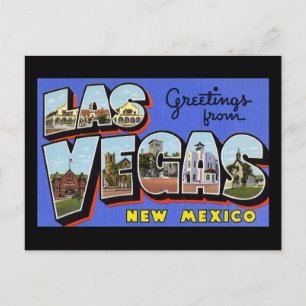 Hälsning från Las Vegas New mexico Vykort