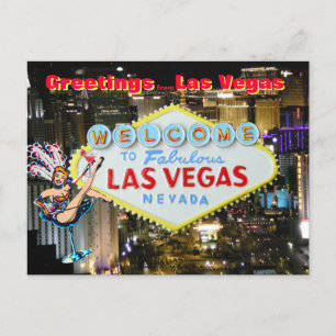 Hälsning från Las Vegas Vykort