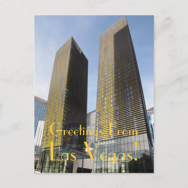 Hälsning från Las Vegas! Vykort (Framsida)