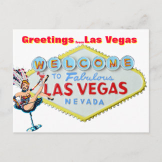 Hälsning från Las Vegas Vykort