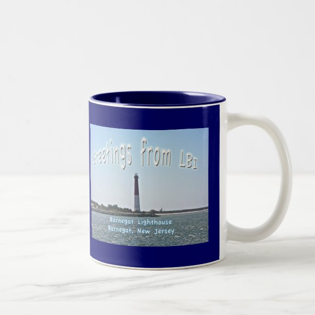 Hälsning från LBI New jersey ’Old Barney’ Mugg (Höger)