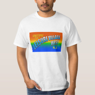 Hälsning från Leisure Village Väster t-shirt
