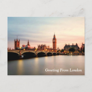 hälsning från london vykort