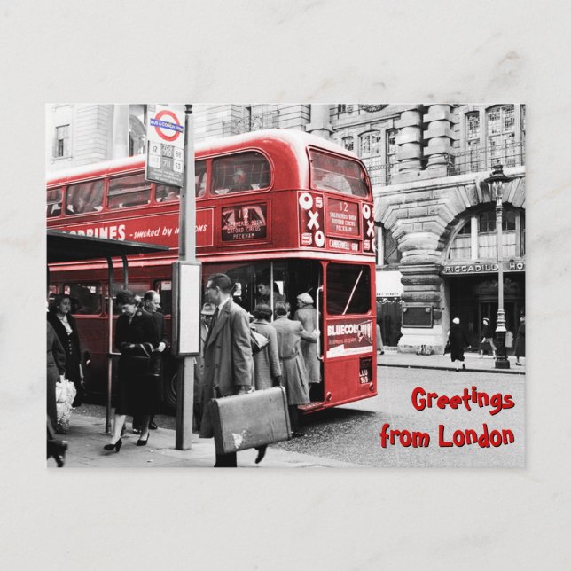 Hälsning från London Vykort (Framsida)