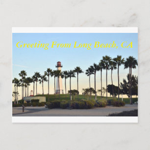 Hälsning från Long Beach CA Vykort