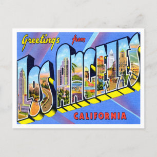 Hälsning från Los Angeles, California Travel Vykort