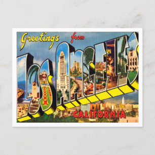 Hälsning från Los Angeles, California Travel Vykort