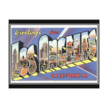 Hälsning från Los Angeles California Vintage