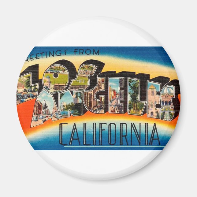 Hälsning från Los Angeles Magnet (Framsidan)