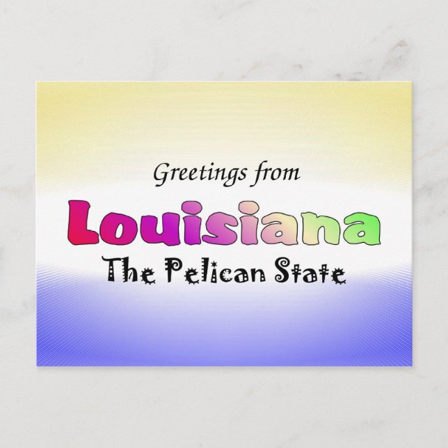 Hälsning från Louisiana Vykort (Framsida)