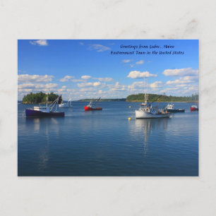 Hälsning från Lubec, Maine Vykort