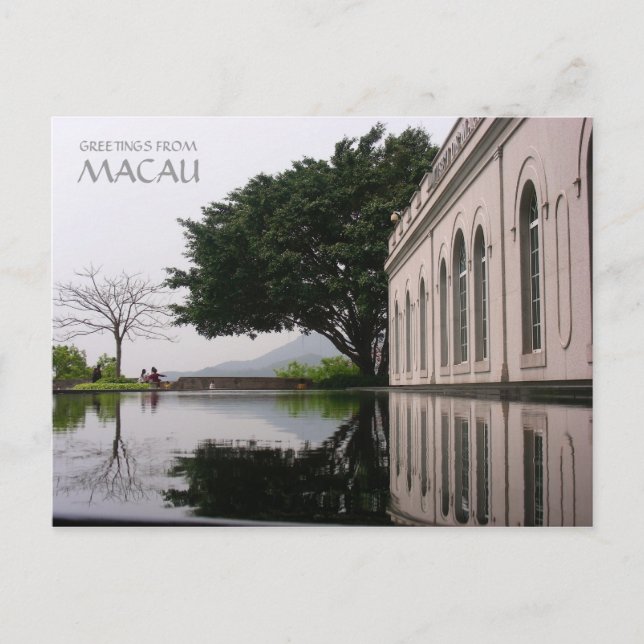 HÄLSNING FRÅN MACAU VYKORT (Framsida)