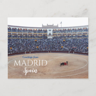 Hälsning från Madrids spanska vykort