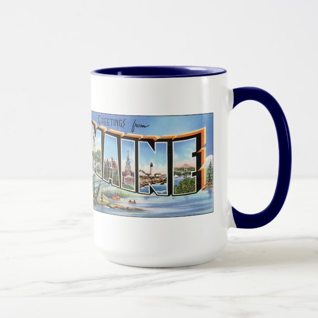 Hälsning från Maine Mugg (Höger)
