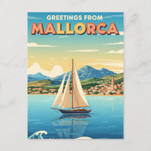 Hälsning från Mallorca Spain Travel Vykort