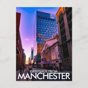 Hälsning från Manchester Vykort