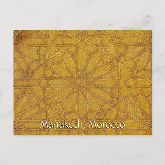 Hälsning från Marrakech Marocko Vykort (Framsida)