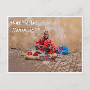 Hälsning från Marrakech Marocko Vykort