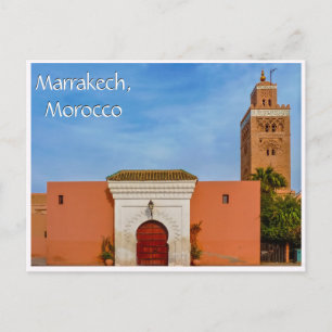 Hälsning från Marrakech Marocko Vykort