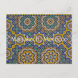 Hälsning från Marrakech Marocko Vykort