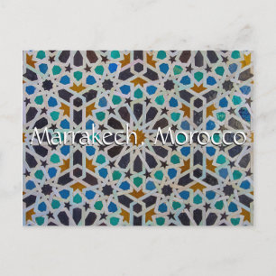 Hälsning från Marrakech Marocko Vykort