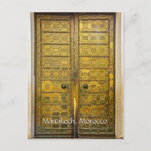 Hälsning från Marrakech Marocko Vykort (Framsida)