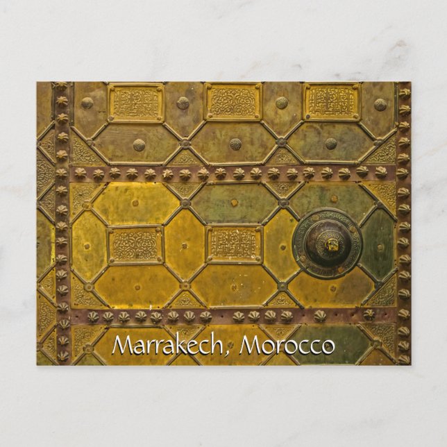 Hälsning från Marrakech Marocko Vykort (Framsida)