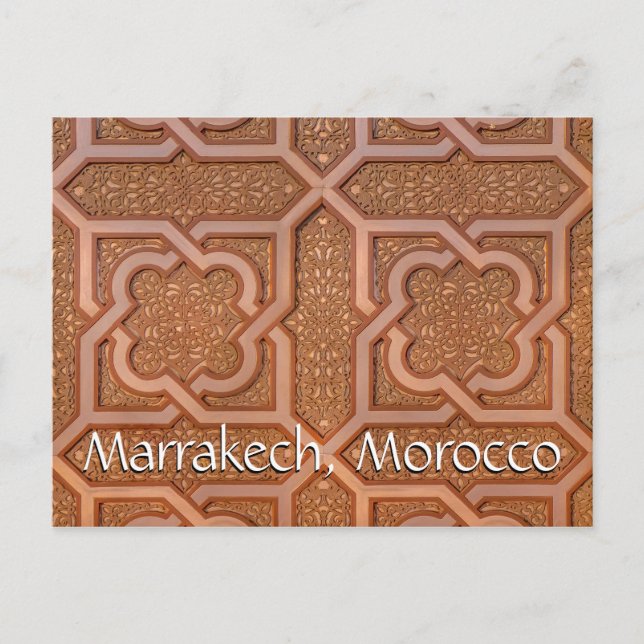 Hälsning från Marrakech Marocko Vykort (Framsida)