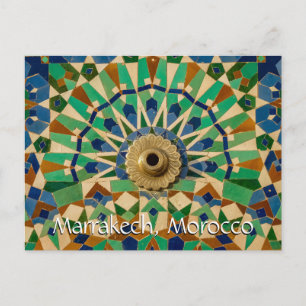 Hälsning från Marrakech Marocko Vykort