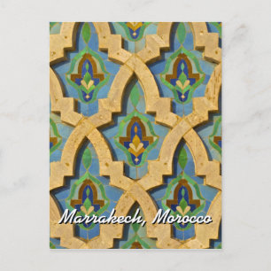 Hälsning från Marrakech Marockos vykort