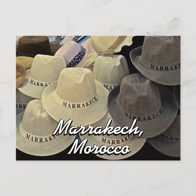 Hälsning från Marrakech Marockos vykort (Framsida)