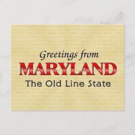 Hälsning från Maryland Vykort
