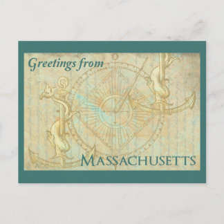 Hälsning från Massachusetts Vykort
