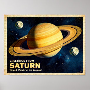Hälsning från mättnad Poster i Retro-SCSI