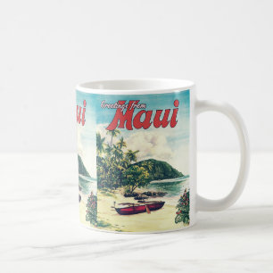 Hälsning från Maui, Hawaii Kaffemugg
