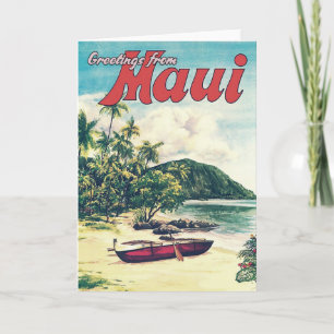 Hälsning från Maui, Hawaii Kort
