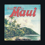 Hälsning från Maui, Hawaii Magnet<br><div class="desc">Hälsning från Maui,  magnet</div>