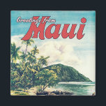 Hälsning från Maui, Hawaii Magnet<br><div class="desc">Hälsning från Maui,  magnet</div>