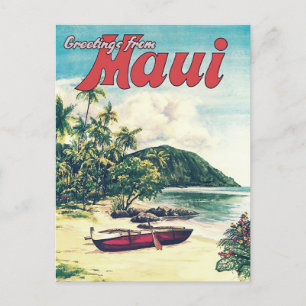 Hälsning från Maui, vykort från Hawaii