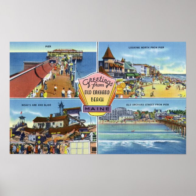 Hälsning från med scenvy 2 poster (Framsidan)