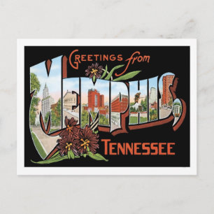 Hälsning från Memphis Tennessee US City Vykort