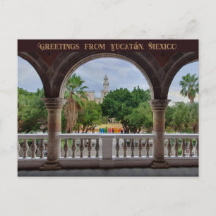 Hälsning från Mérida, Yucatán, Mexiko Vykort