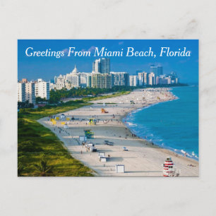 Hälsning från Miami Beach Vykort
