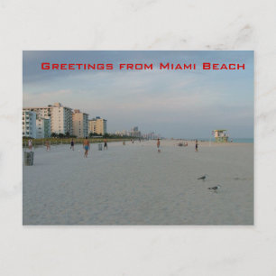 Hälsning från Miami Beach Vykort